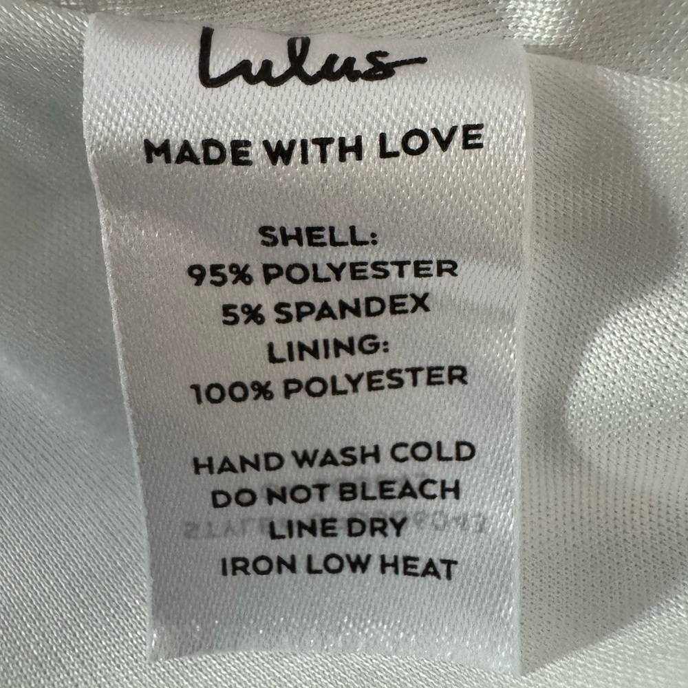 Lulus Loving Fate White Bow Square Neck Backless Maxi Long Dress, Size S, NWOT - Picture 13 of 15